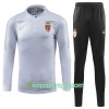 AS Monaco Tränings Sweatshirtställ Vit 2018/19